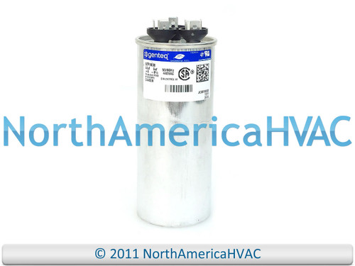 Capcom GE Genteq Dual Run Capacitor Round 40/5 uf MFD 440